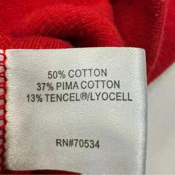 Orvis 1/4 zip men’s red cotton pullover size Large excellent condition - Picture 4 of 9